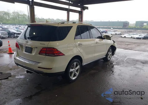 2016 Mercedes-Benz Gle 350 4Matic из США, поврежденный, VIN 4JGDA5HB8GA811157